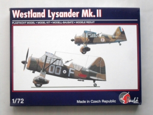 PAVLA 1/72 72048 WESTLAND LYSANDER Mk.II